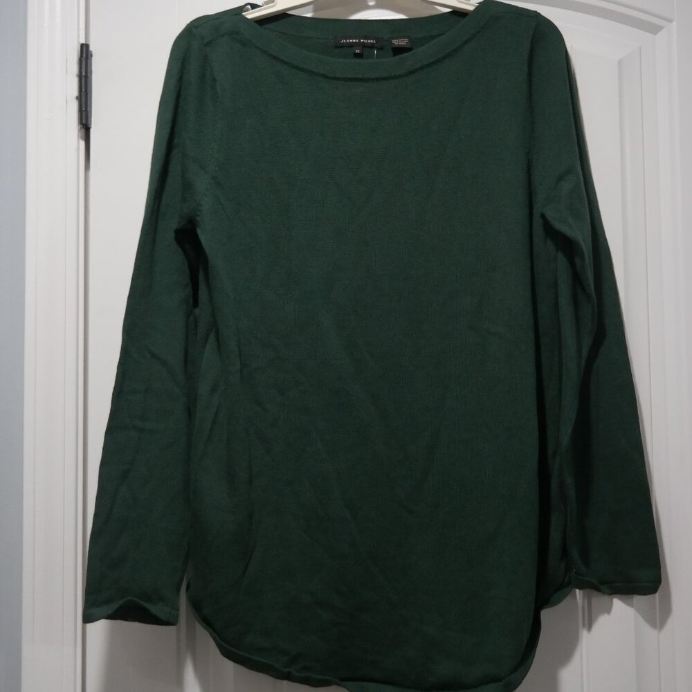 Jeanne Pierre Cotton Knit Sweater NWT